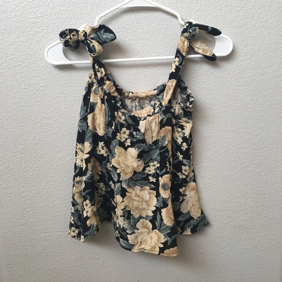 American Eagle tie sleeve boho top size M - Picture 4 of 4